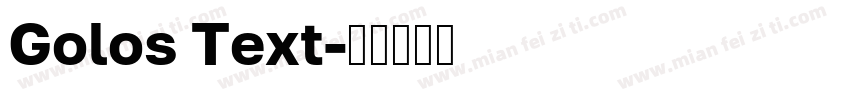 Golos Text字体转换